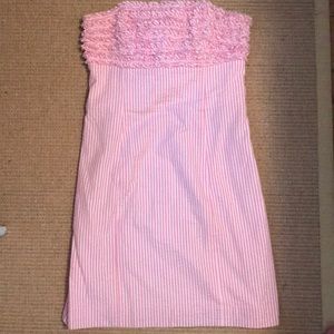 Lilly Pulitzer Pink Seersucker Dress